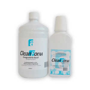CLEANFORM ENXAGUATORIO BUCAL 0,12% SEM ALCOOL E INCOLOR